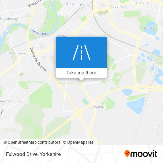 Fulwood Drive map