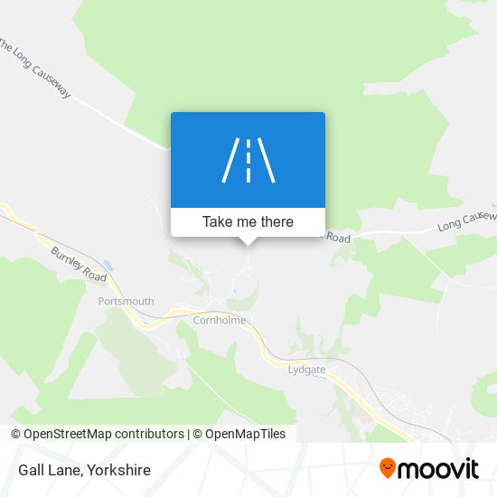 Gall Lane map
