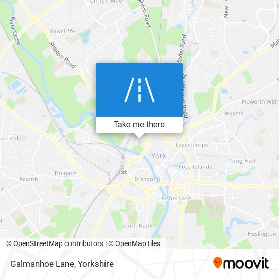 Galmanhoe Lane map