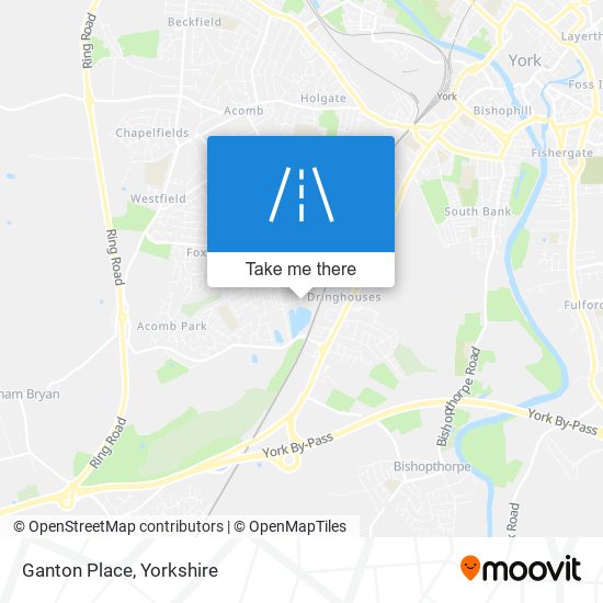 Ganton Place map