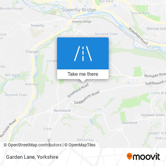 Garden Lane map