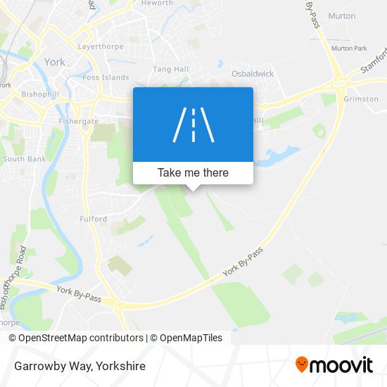 Garrowby Way map