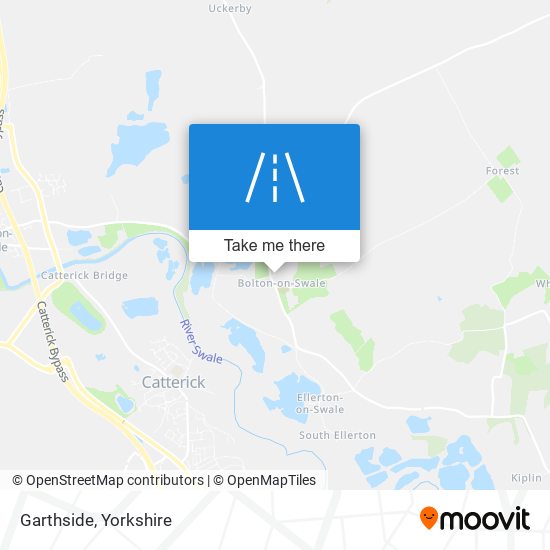 Garthside map