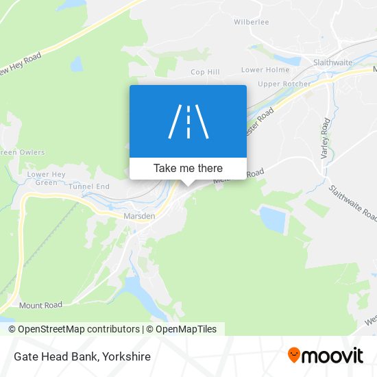 Gate Head Bank map