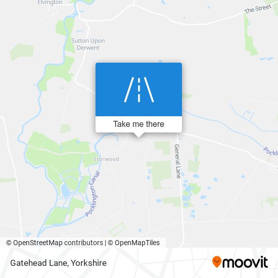 Gatehead Lane map