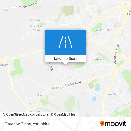 Gatenby Close map