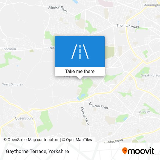 Gaythorne Terrace map