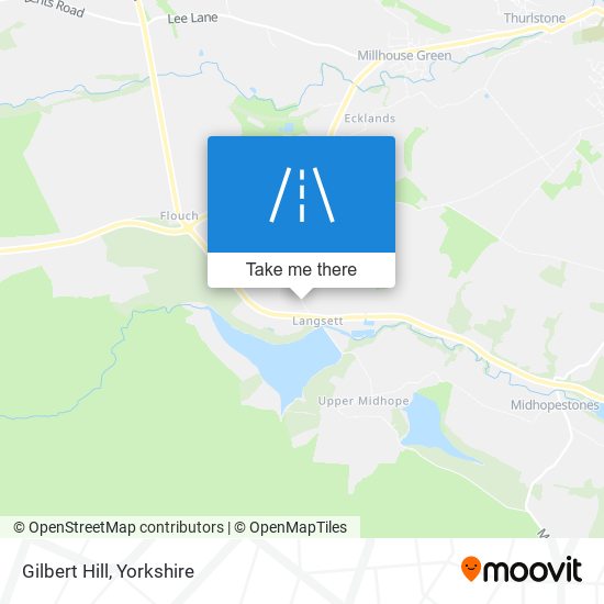 Gilbert Hill map