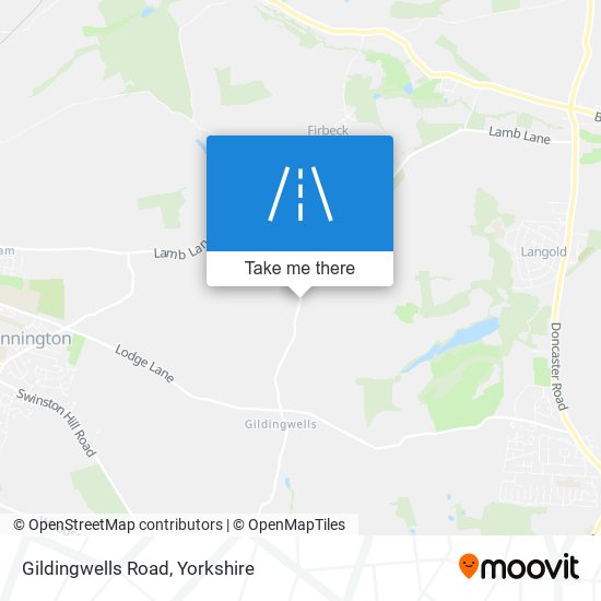 Gildingwells Road map