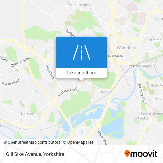 Gill Sike Avenue map