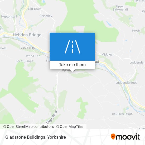 Gladstone Buildings map