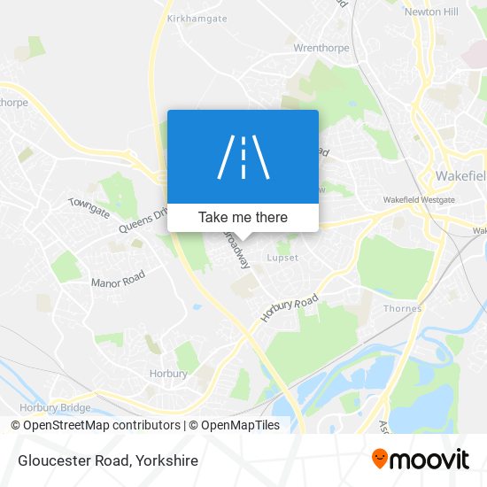 Gloucester Road map