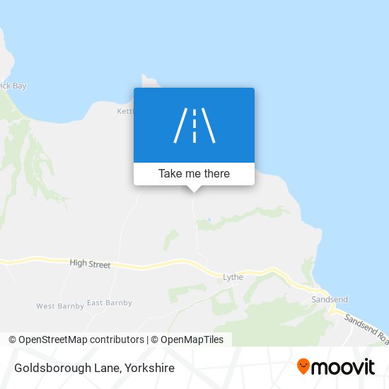Goldsborough Lane map