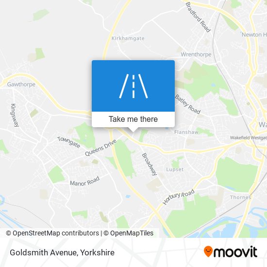 Goldsmith Avenue map