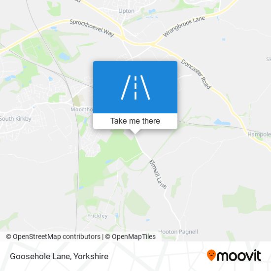 Goosehole Lane map