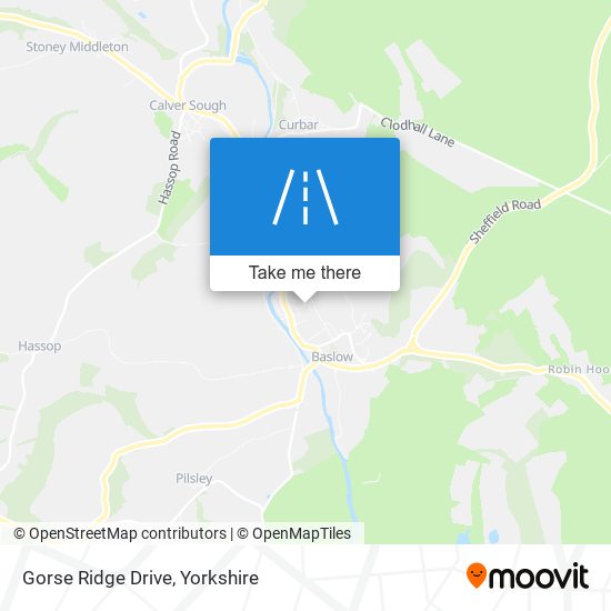 Gorse Ridge Drive map