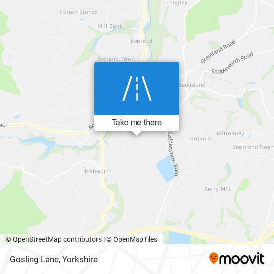 Gosling Lane map
