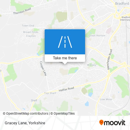 Gracey Lane map