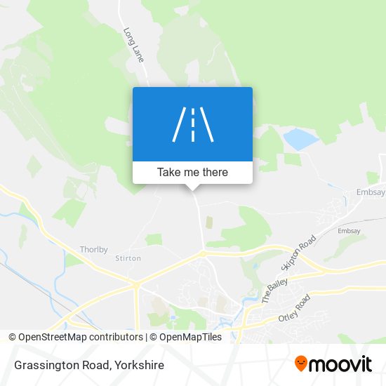 Grassington Road map