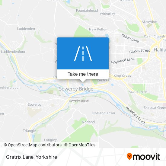 Gratrix Lane map