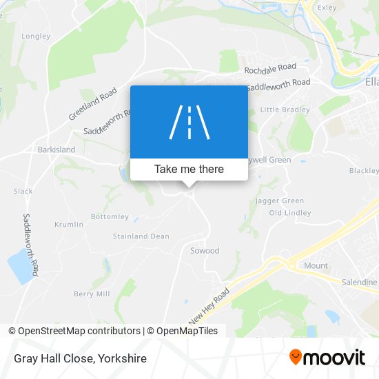 Gray Hall Close map