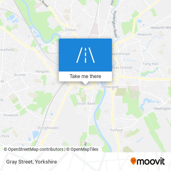 Gray Street map