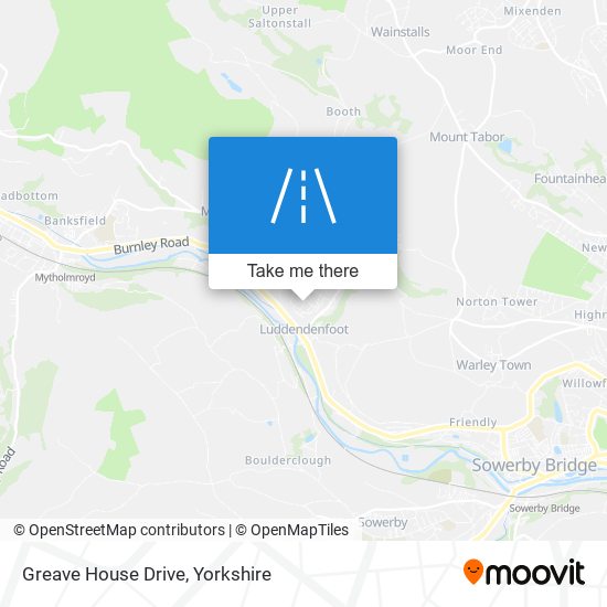 Greave House Drive map