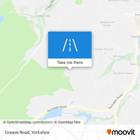 Greave Road map