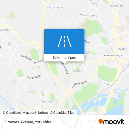 Greaves Avenue map