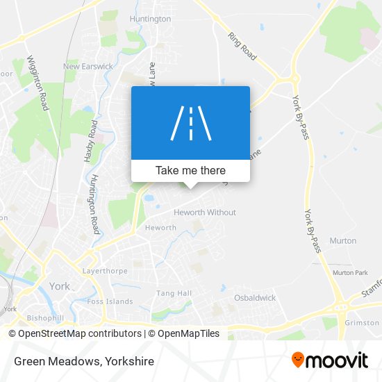 Green Meadows map