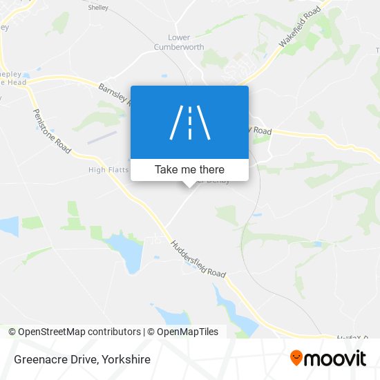 Greenacre Drive map