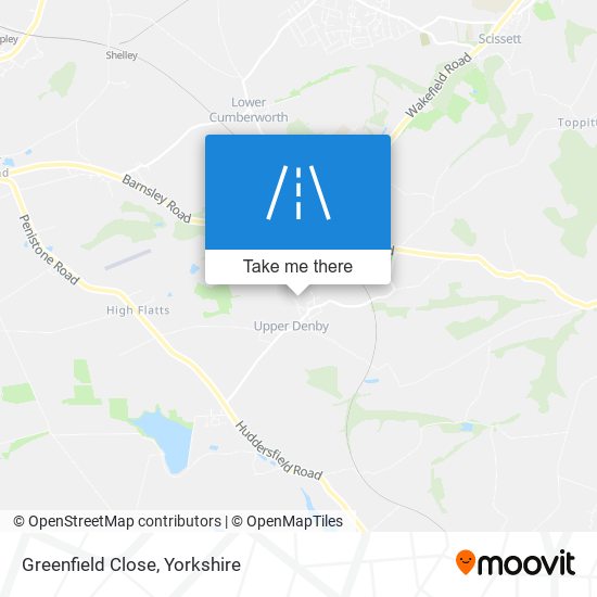 Greenfield Close map