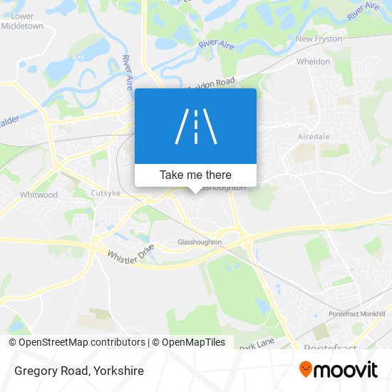 Gregory Road map