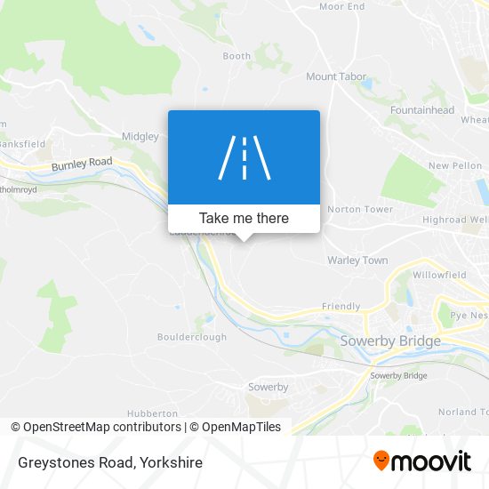 Greystones Road map