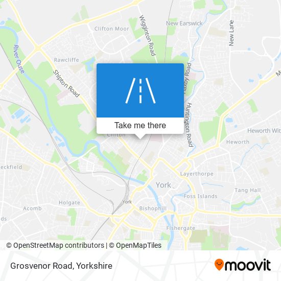 Grosvenor Road map