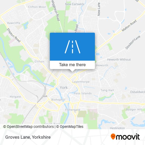 Groves Lane map