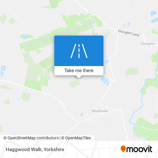 Haggwood Walk map