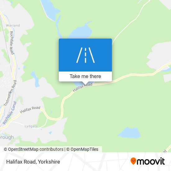 Halifax Road map