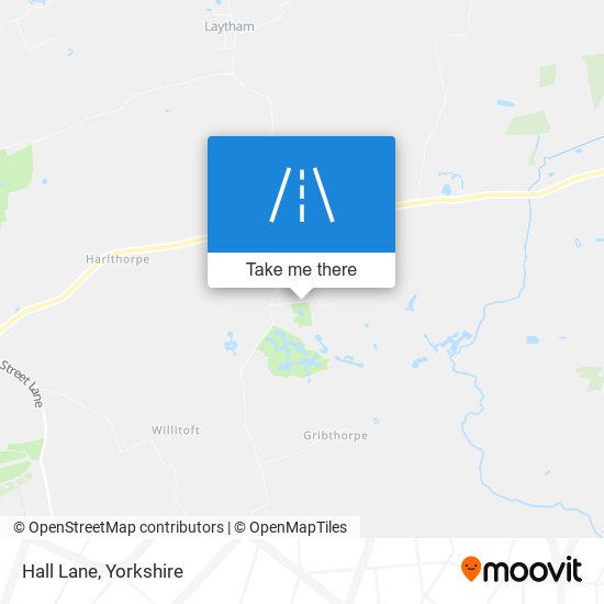 Hall Lane map