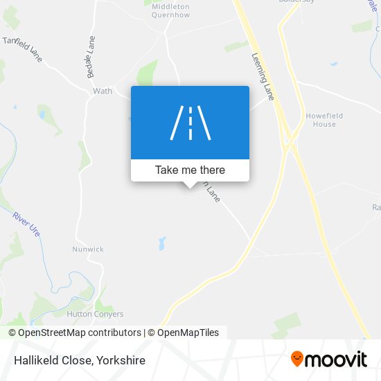 Hallikeld Close map