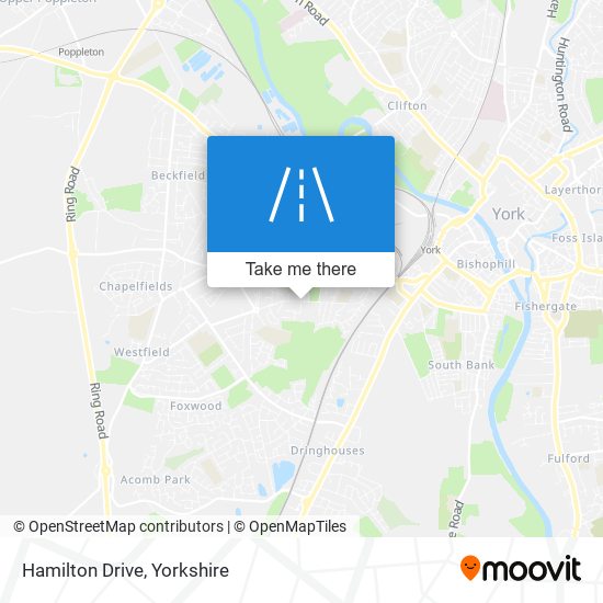 Hamilton Drive map