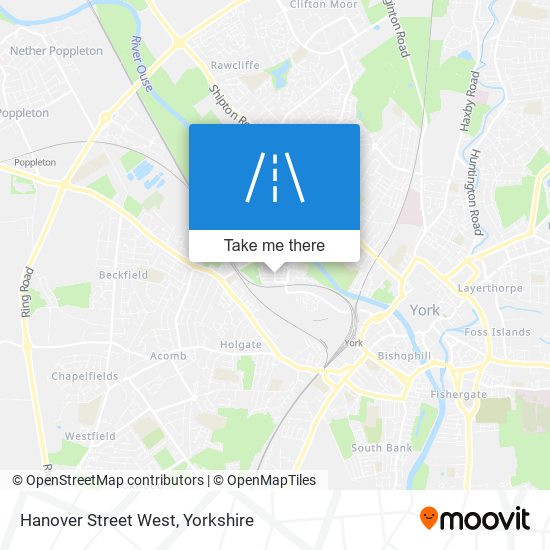 Hanover Street West map