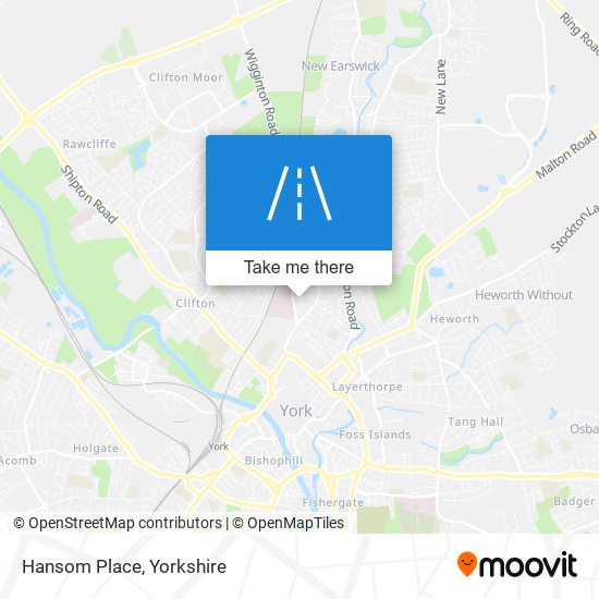 Hansom Place map