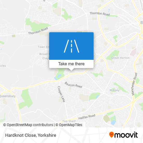 Hardknot Close map