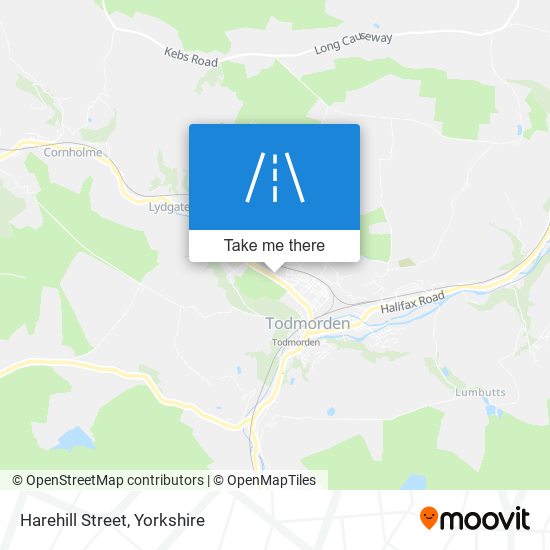 Harehill Street map