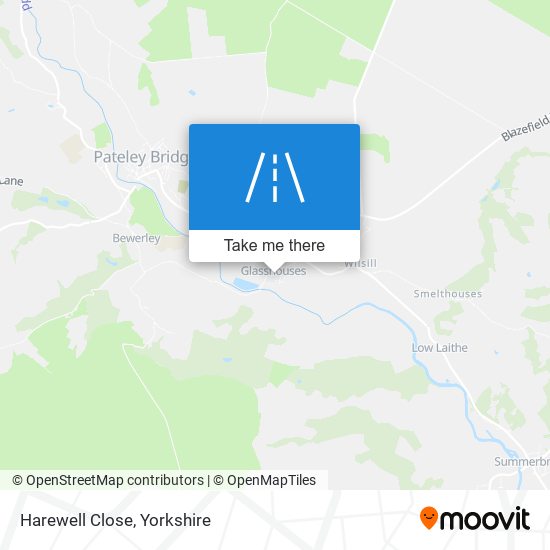 Harewell Close map