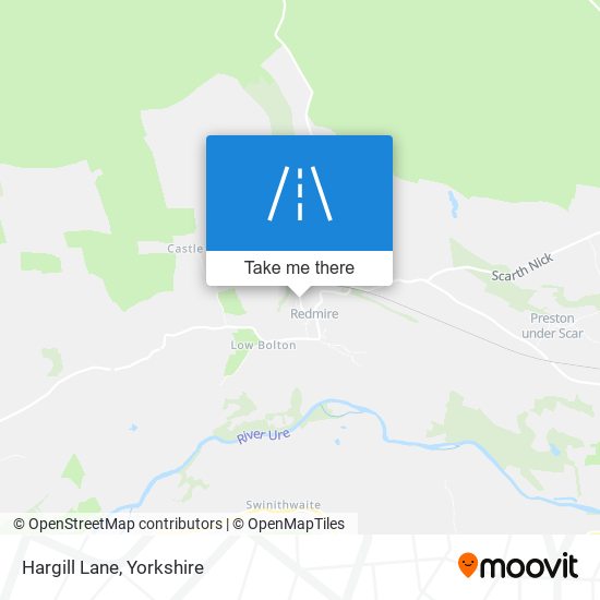 Hargill Lane map