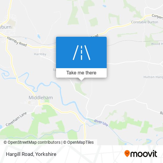 Hargill Road map