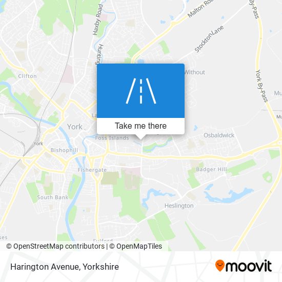 Harington Avenue map