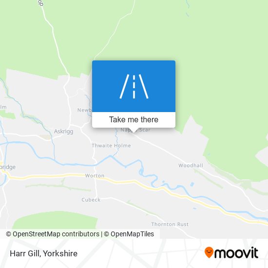 Harr Gill map